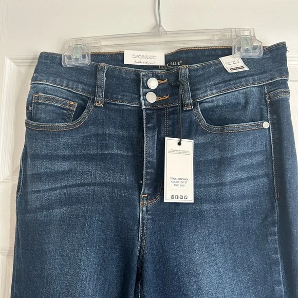 Madison High Rise Vintage Frayed Hem Bootcut Jeans 9/29 - Picture 2 of 5